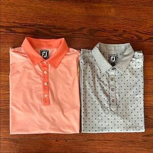 FootJou. Athletic Golf Polo two piece like new